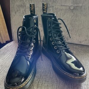 Dr. Martens Black Leather Boots